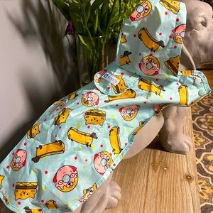 Dog / Puppy Hot Dog Raincoat - dachshund - size small - doxie